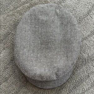 Brixton Gray Herringbone Baker Boy Cap